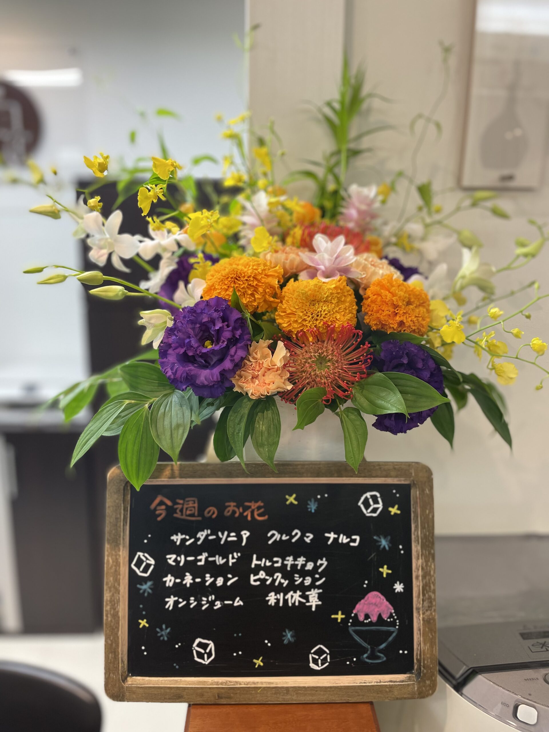 今週(7月16日〜)のお花